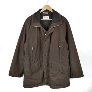 Pal Zileri Men's Brown Chore Barn Coat Jacket Size 52 XL